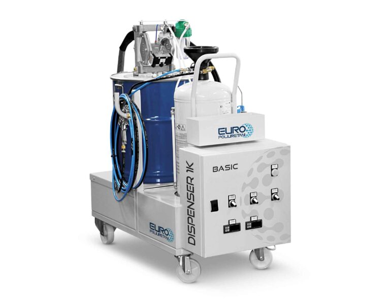 Dispenser 1k Basic per piccole distribuzioni Manuali Europoliuretani