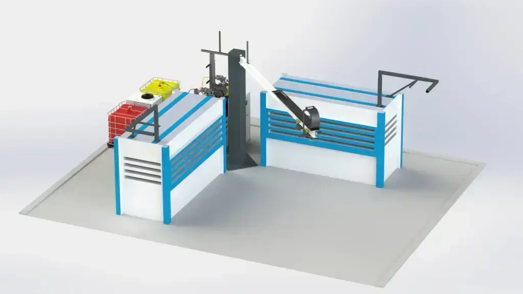 Render di impianto speciale Europoliuretani